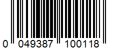 Barcode 0049387100118