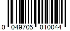 Barcode 0049705010044