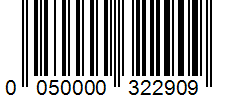 Barcode 0050000322909