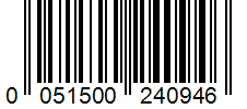 Barcode 0051500240946