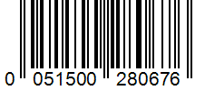 Barcode 0051500280676