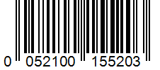 Barcode 0052100155203