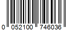 Barcode 0052100746036