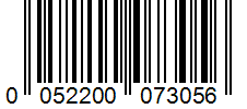 Barcode 0052200073056