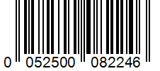Barcode 0052500082246