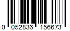 Barcode 0052836156673