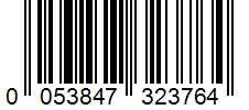 Barcode 0053847323764