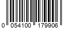 Barcode 0054100179906