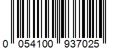 Barcode 0054100937025