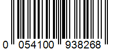 Barcode 0054100938268