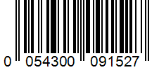 Barcode 0054300091527