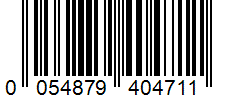 Barcode 0054879404711