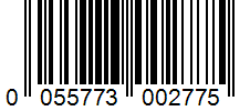 Barcode 0055773002775