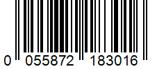 Barcode 0055872183016