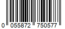 Barcode 0055872750577