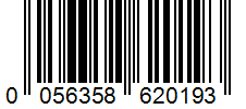 Barcode 0056358620193