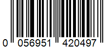 Barcode 0056951420497