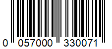 Barcode 0057000330071