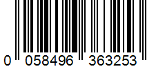 Barcode 0058496363253