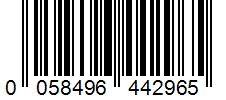 Barcode 0058496442965
