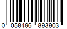 Barcode 0058496893903