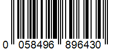 Barcode 0058496896430