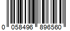 Barcode 0058496896560