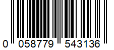 Barcode 0058779543136