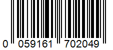 Barcode 0059161702049