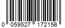 Barcode 0059527172158