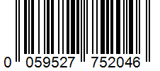 Barcode 0059527752046
