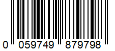 Barcode 0059749879798