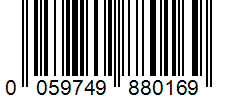 Barcode 0059749880169