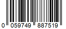 Barcode 0059749887519