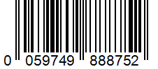 Barcode 0059749888752