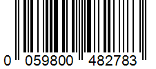 Barcode 0059800482783