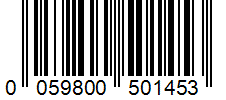 Barcode 0059800501453