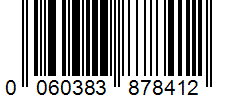 Barcode 0060383878412