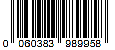 Barcode 0060383989958