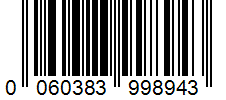 Barcode 0060383998943