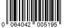 Barcode 0064042005195