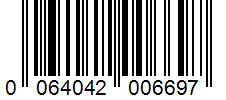 Barcode 0064042006697