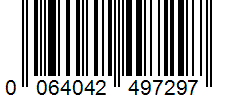 Barcode 0064042497297
