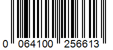 Barcode 0064100256613