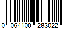 Barcode 0064100283022