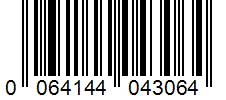 Barcode 0064144043064