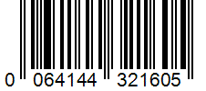 Barcode 0064144321605