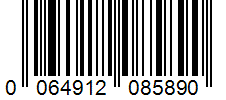 Barcode 0064912085890