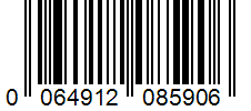 Barcode 0064912085906