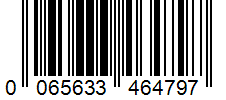 Barcode 0065633464797